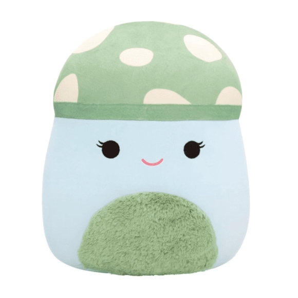 Squishmallows Original 12-Inch Bo Lynn Teal Spotted Mushroom Plush - Picture 1 of 3